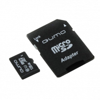 Карта памяти  microSDXC QUMO 128Gb Class 10 UHS-I U3 черный