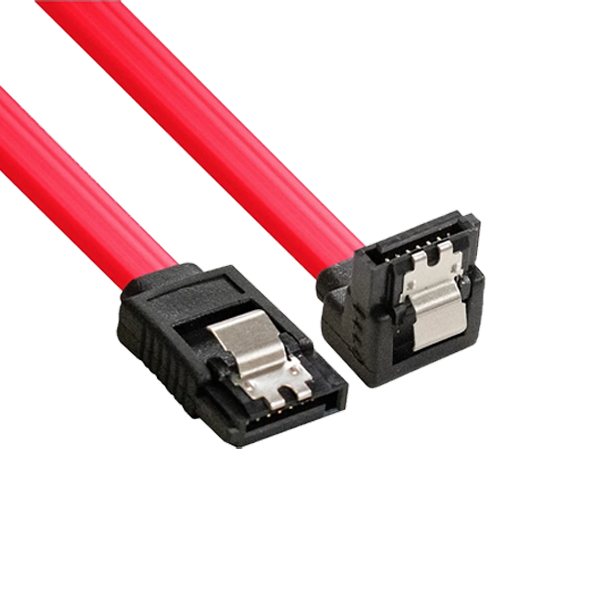 Кабель интерфейсный SATA Cablexpert CC-SATAM-DATA90, 50см, угловой разъем, 7pin/7pin,