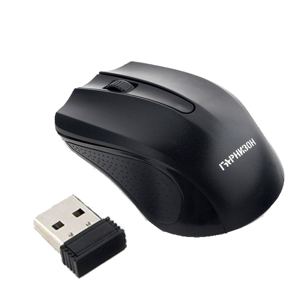 Мышь беспроводная ГАРНИЗОН GMW-430 черный, 1200 dpi, радиоканал, USB, кнопки - 3