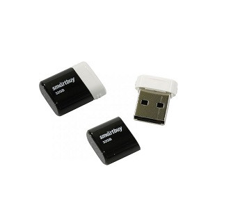 USB 2.0  накопитель SMARTBUY 32GB LARA черный (SB32GBLARA-K)