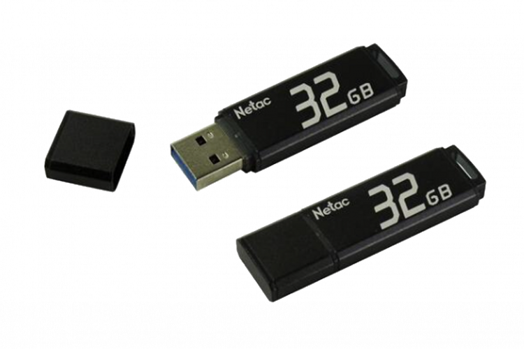 USB 3.0 накопитель NETAC 32GB U351 черный