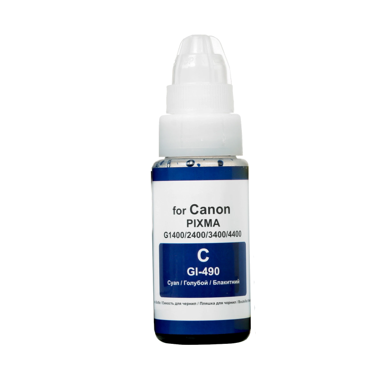 Чернила для Canon REVCOL серия GI-490, Cyan 70ml,