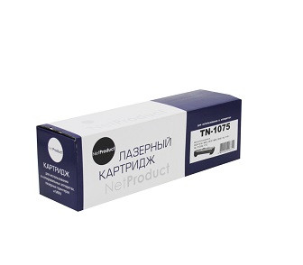 Тонер- картридж NETPRODUCT (N-TN-1075) для BROTHER HL-1010R/1112R/DCP-1510R/MFC-1810R, 1K