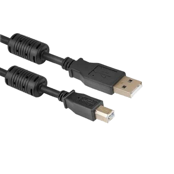 Кабель USB 2.0 A — B (для принтера-сканера) DL49 с фильтром 10м (Black)
