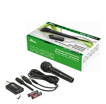 Радиомикрофон RITMIX RWM-101, чёрный