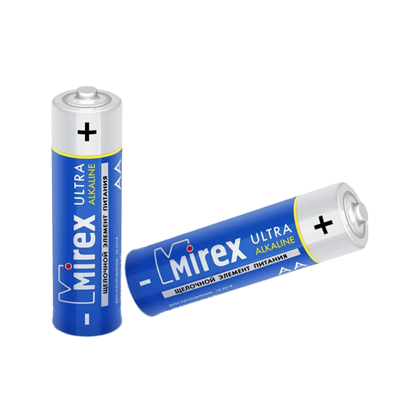 Батарейки MIREX LR6 / AA 1,5V  2 шт (2/24/240), ecopack