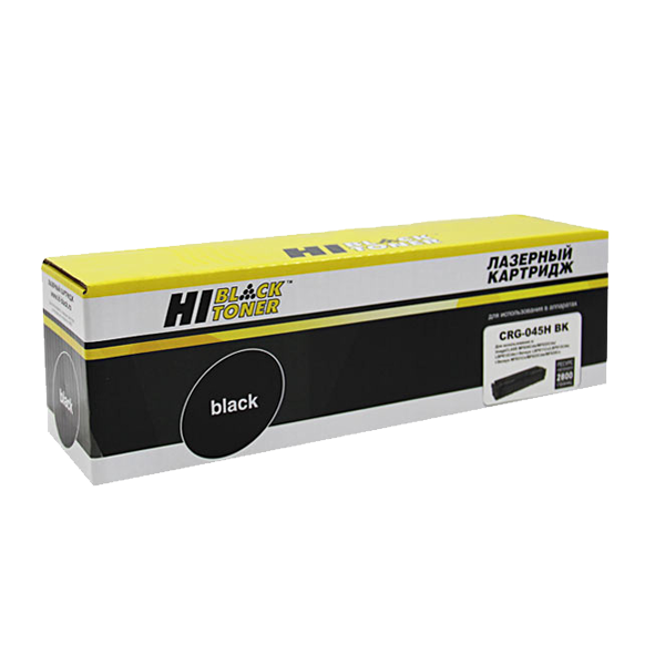Тонер- картридж HI-BLACK (HB-№045H BK) для Canon LBP-611/613/MF631/633/635, Bk, 2,8K