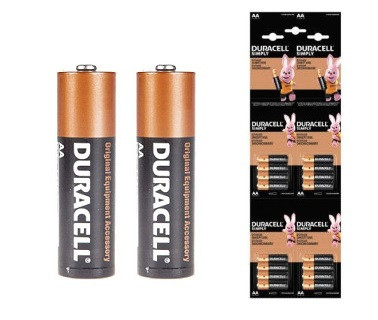 Батарейки DURACELL LR6/(4x4)BL MN1500 Отрывной (DR LR6/16BL ОТРЫВ)