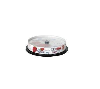 CD-RW SMART BUY  80 12X ( перезаписываемые ) 10 штук в упаковке