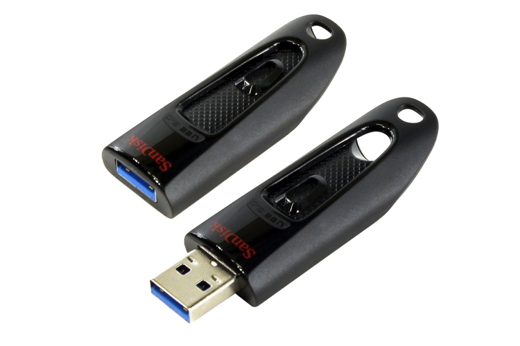 USB 3.0 накопитель SANDISK 32GB Ultra  чёрный