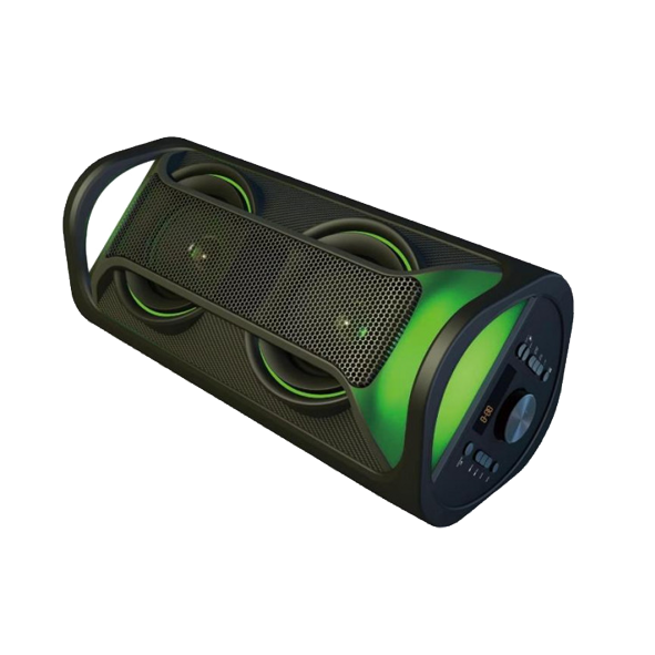 Колонка портативная PERFEO HORN 40W, EQ, MP3 USB-microSD, AUX, JACK, FM, LED, TWS черная + ПДУ