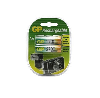 Батарейки аккумуляторные GP AA2700mAh/2BL