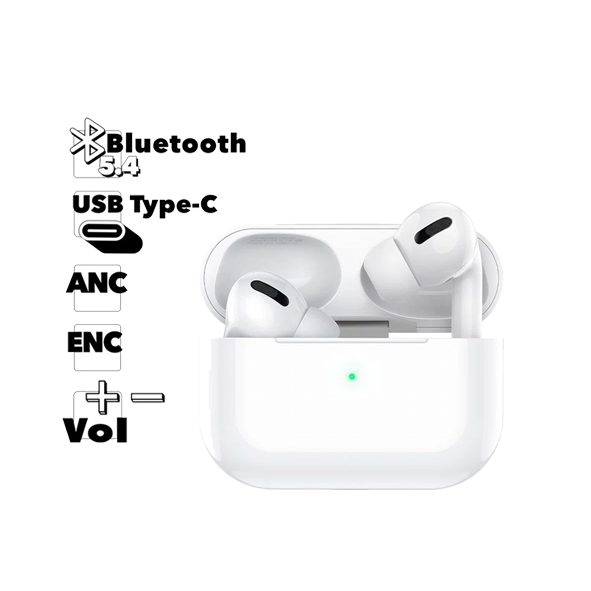 Наушники внутриканальные HOCO EW69, с ANC+ENC шумоподавлением, Bluetooth, цвет: белый