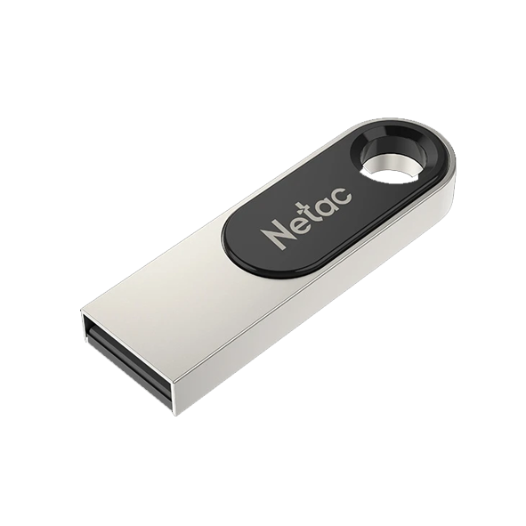USB 2.0 накопитель NETAC 16GB U278  чёрный/серебро