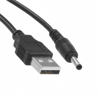Кабель USB A(M) - DC 3.5x1.35mm(M) D09 NoName, 1м