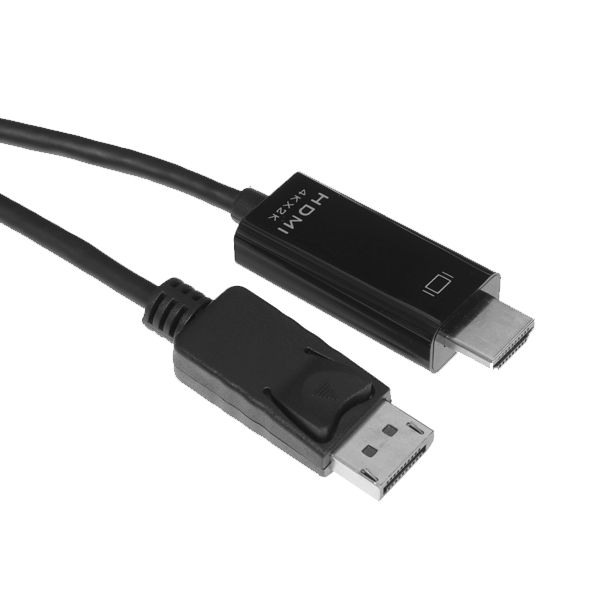 Кабель переходник DISPLAYPORT (M) - HDMI (F) H99, 1,8м.