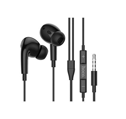 Наушники внутриканальные HOCO M1, Pro Original, Jack 3.5мм, 1.2 м, цвет: чёрный