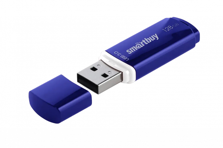 USB 3.0 накопитель SMARTBUY 128GB Crown Blue
