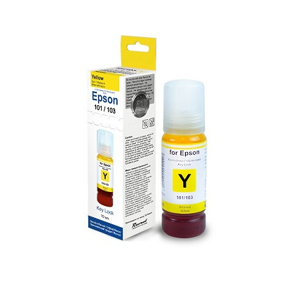 Чернила для Epson REVCOL серия L 101/103 Key Lock, Yellow, Dye, 70 мл.