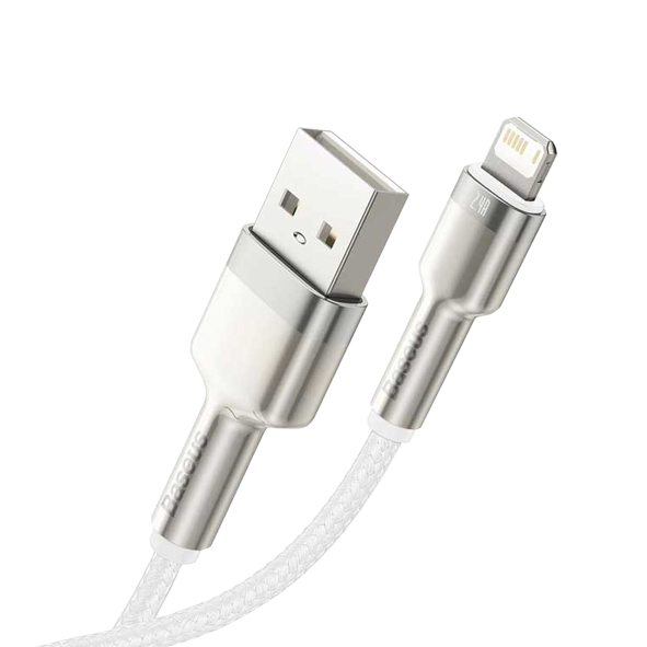 Кабель USB - 8 pin BASEUS Cafule 1м (CALJK-A02) 2.4A белый