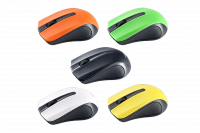 Мышь беспроводная PERFEO RAINBOW PF-353-WOP USB чёрная, чёрн-бел, чёрн-жёлт, чёрн-зел, чёрн-оранж (PF-353)
