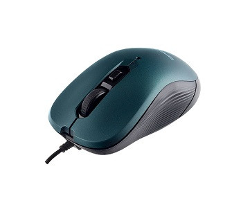 Мышь проводная PERFEO, BREEZE 4 кн, DPI 800-1600, USB, зелёный (PF-386-OP-GN)